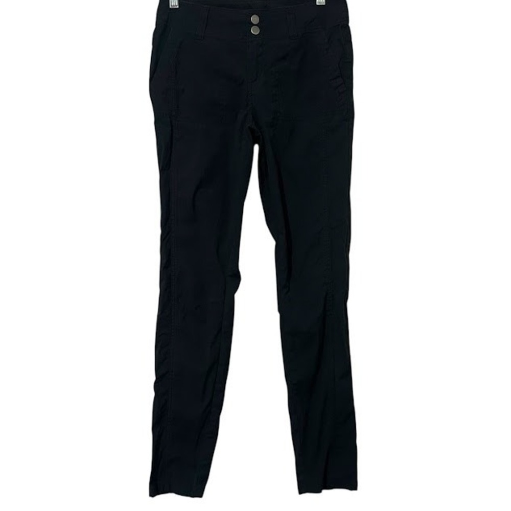 prAna Black Kalinda‎ Cotton Nylon Outdoor Hiking Tapered Pants Womens 4